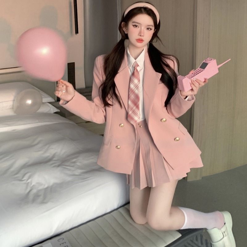 Winter Clothing Uae - Pure Desire Girls' College Style Suit
