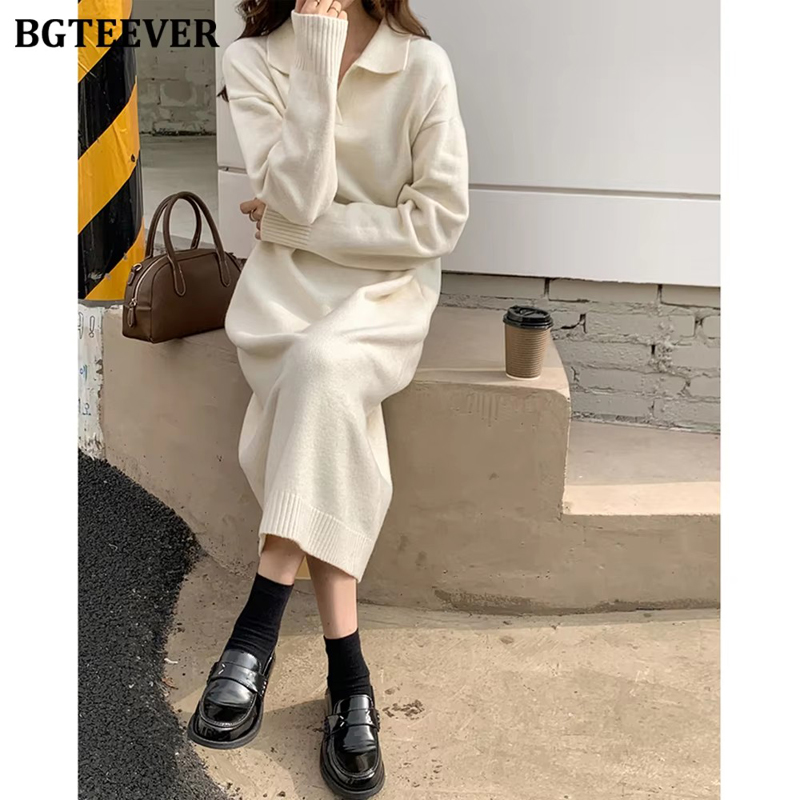 Winter Clothing H&M - BGTEEVER Casual Thicken Warm Loose Sweater