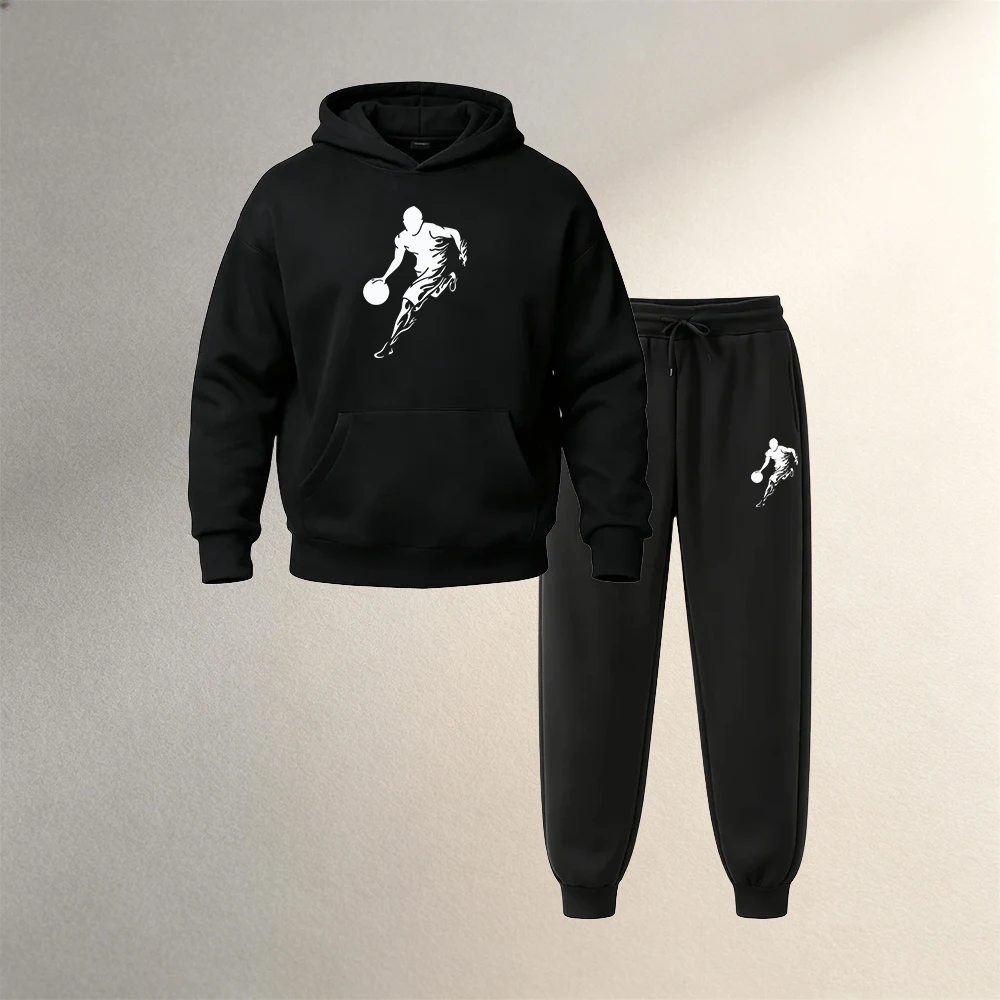 Winter Clothing Fashion - Men's Clothing Pullover Hoodies Sets 2