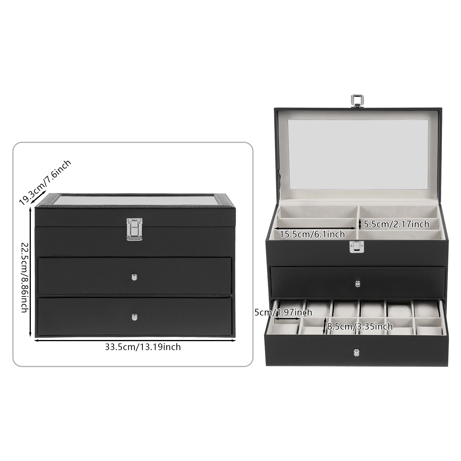 Watch Box Watches and Glasses  - Winter Clothing Organizer recension och pris