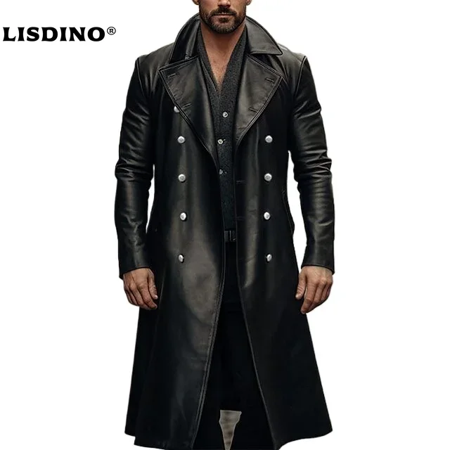 Leather Jacket Men Winter Flee - Winter Clothing Uae recension och pris