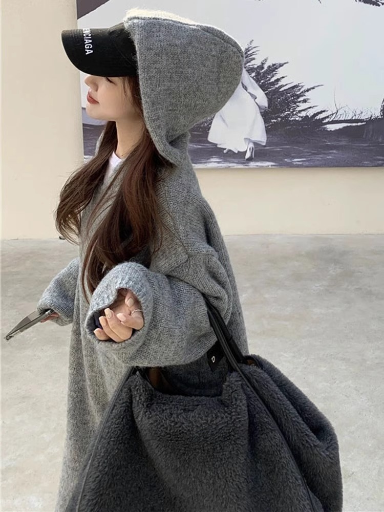 Korean style autumn hooded cas - Winter Clothing H&M recension och pris