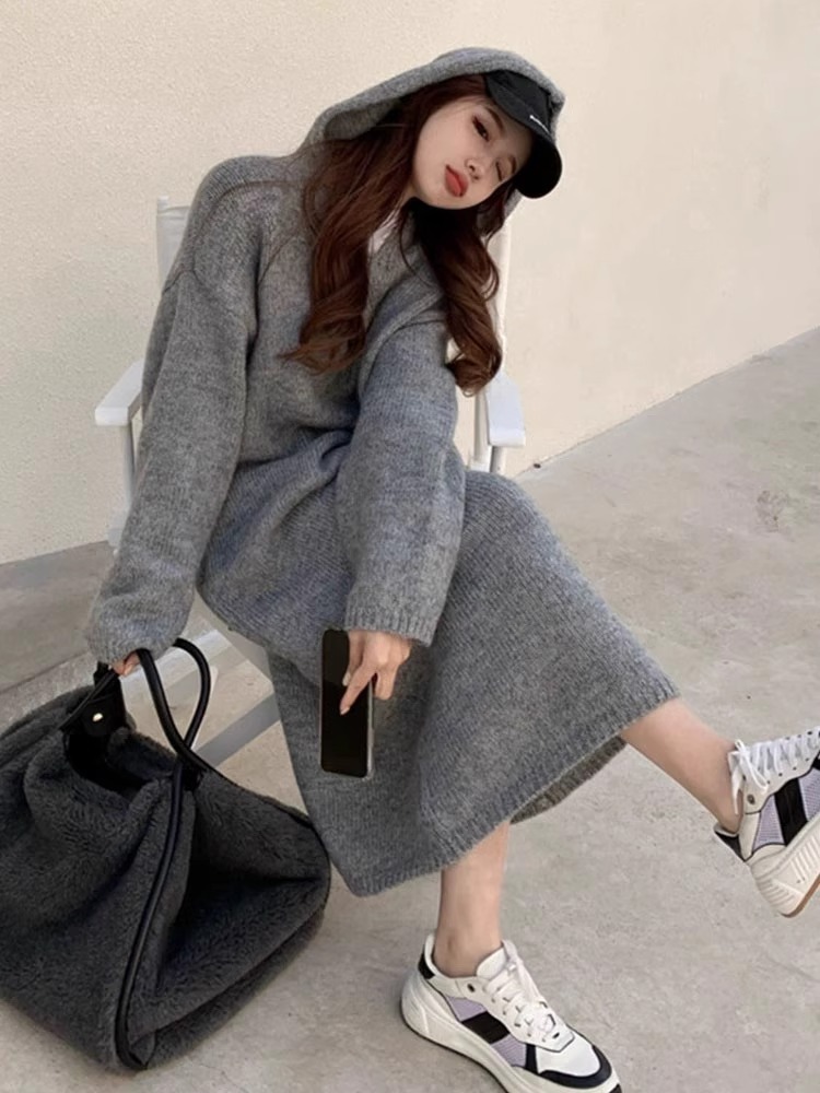 Korean style autumn hooded cas - Winter Clothing H&M recension och pris