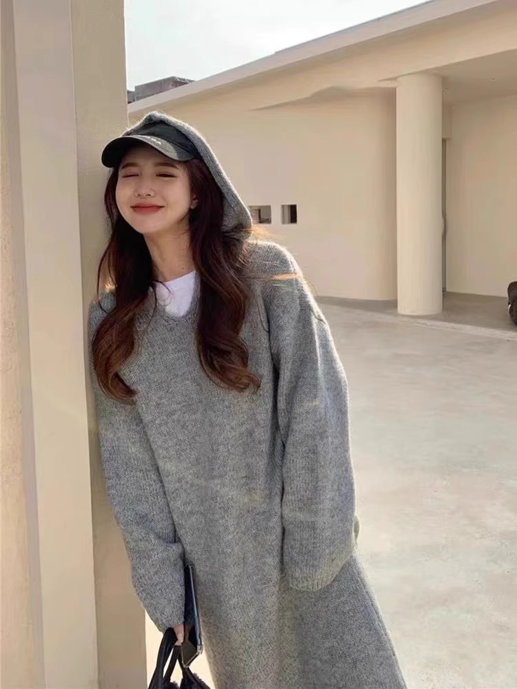Korean style autumn hooded cas - Winter Clothing H&M recension och pris