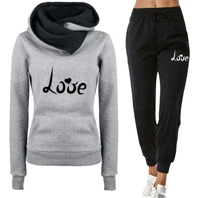 Women's Hoodie Tracksuit Love  - Winter Clothing Factory Outlet recension och pris