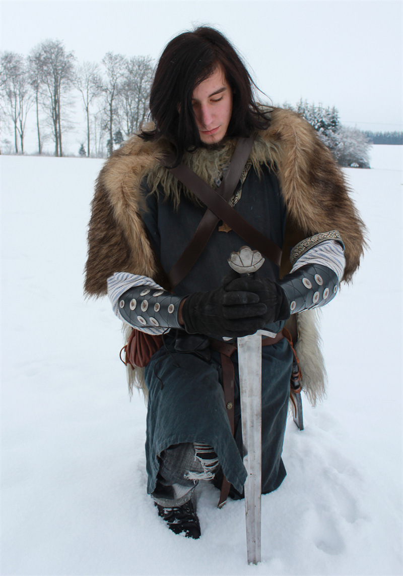Viking Cloak Faux Fur Collar C - Jacket Winter Clothing recension och pris