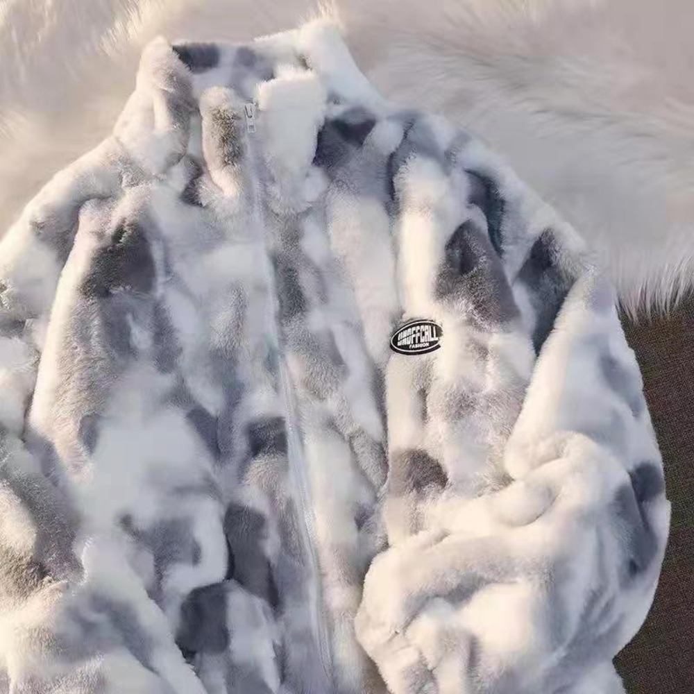 New Women's Tie Dye Lamb Fleec - Winter Clothing H&M recension och pris