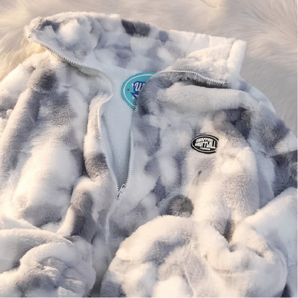New Women's Tie Dye Lamb Fleec - Winter Clothing H&M recension och pris
