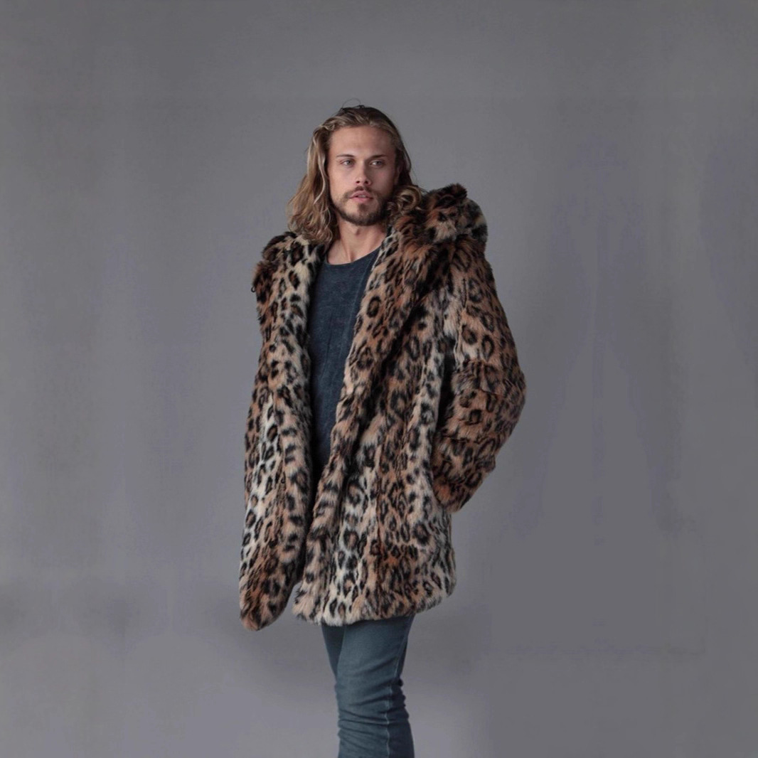Men Faux Fur Jacket Winter Coa - Winter Clothing Uae recension och pris