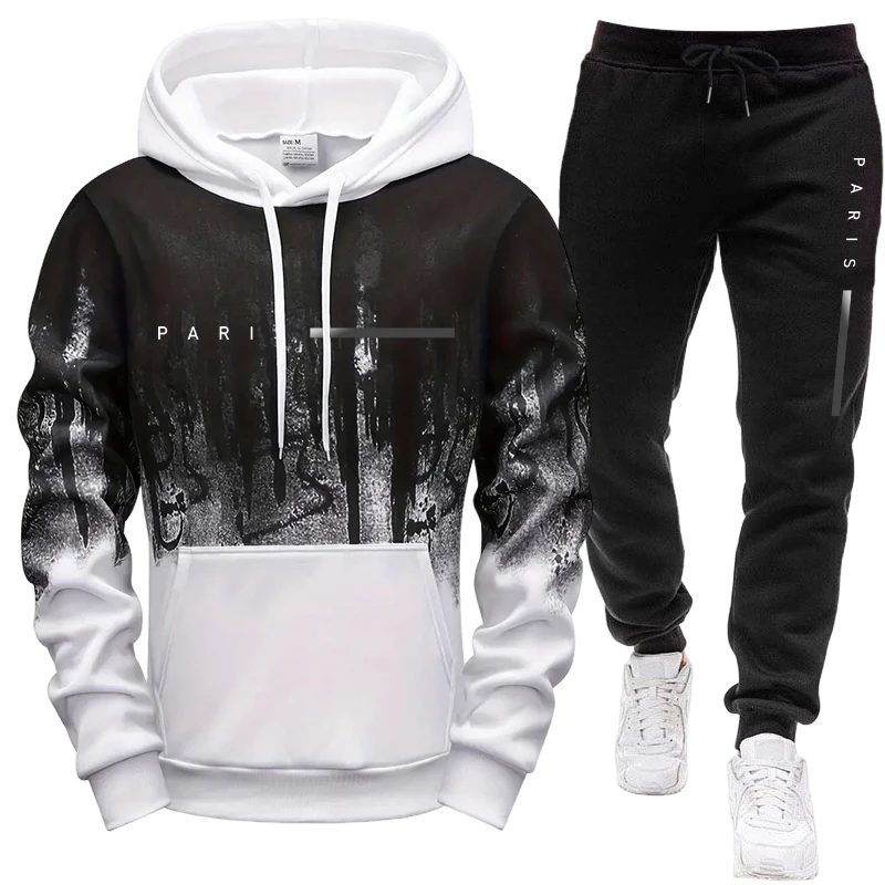 Men's Set/Hoodie/Pants Paris N - Winter Clothing Fashion recension och pris