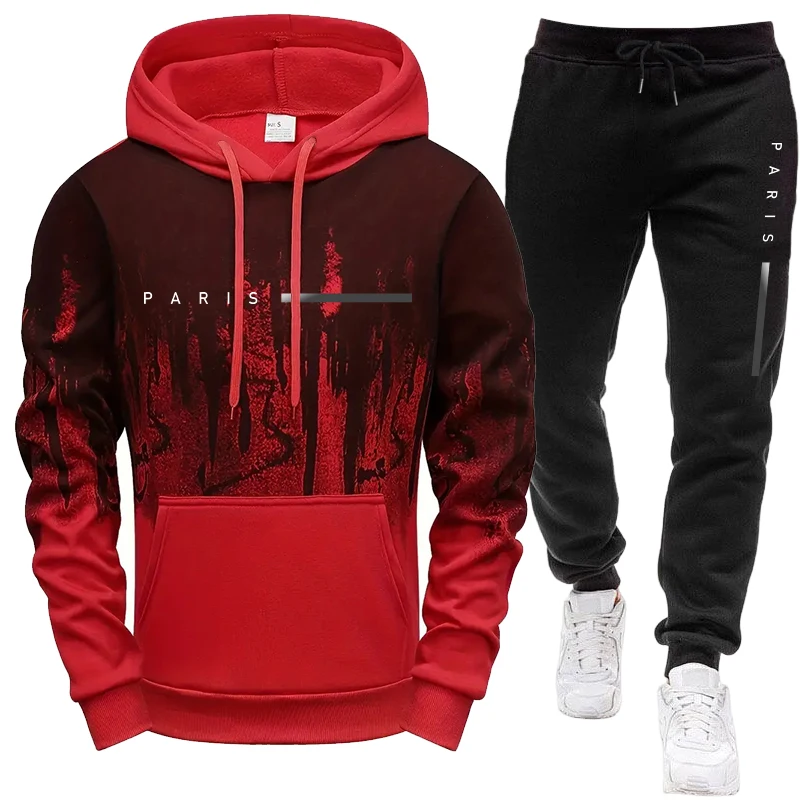Men's Set/Hoodie/Pants Paris N - Winter Clothing Fashion recension och pris