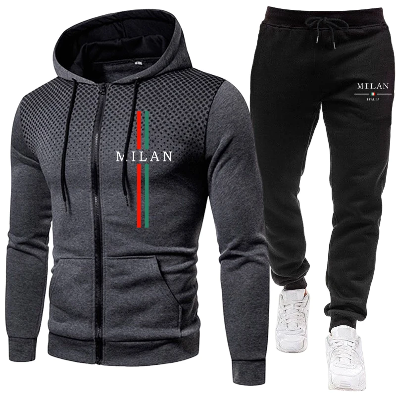 Men's Tracksuit Casual Zipper  - Jacket Winter Clothing recension och pris
