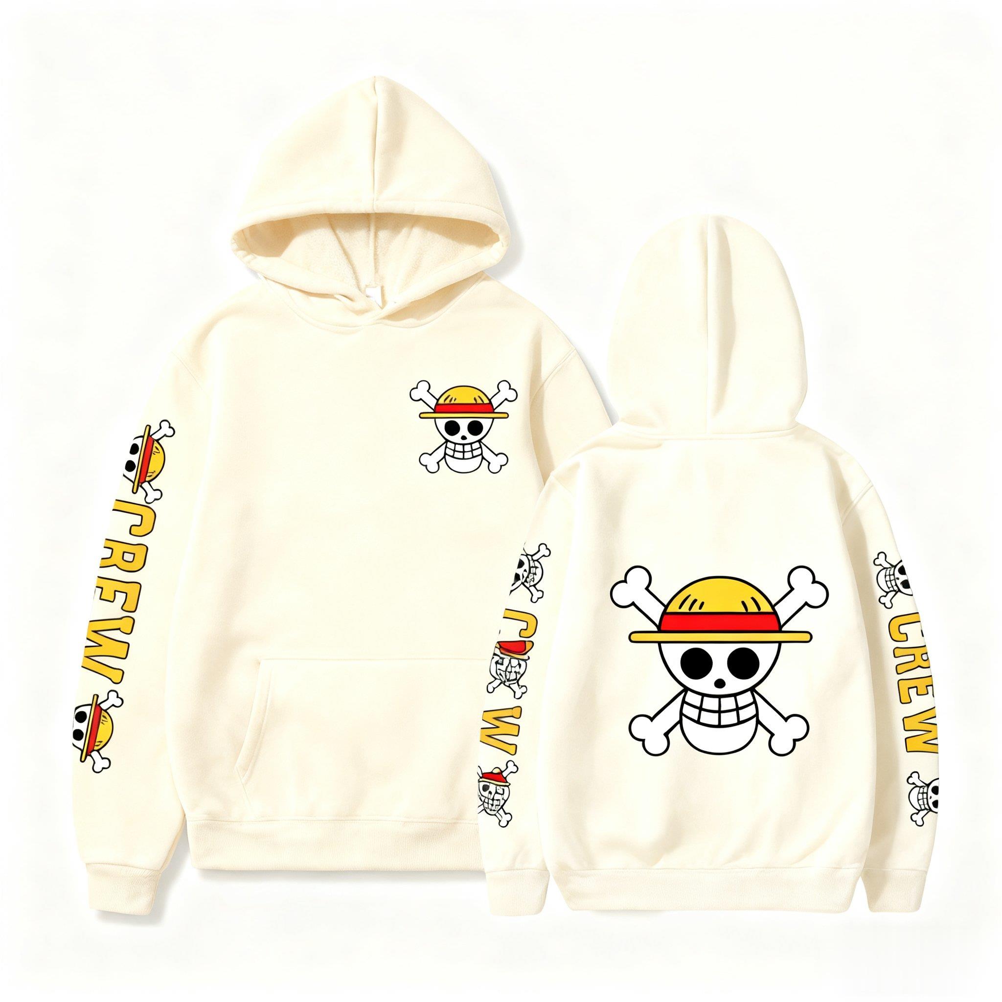 One Piece Skull Print Hoodie M - Winter Clothing Uae recension och pris