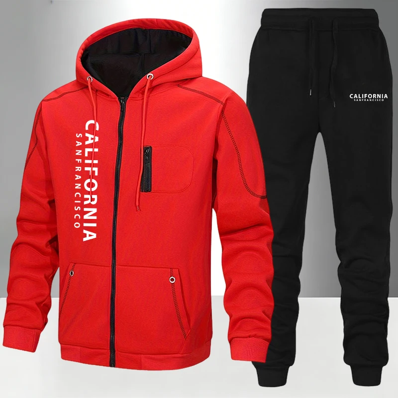 Men's Tracksuit Casual Hoodie  - Jacket Winter Clothing recension och pris