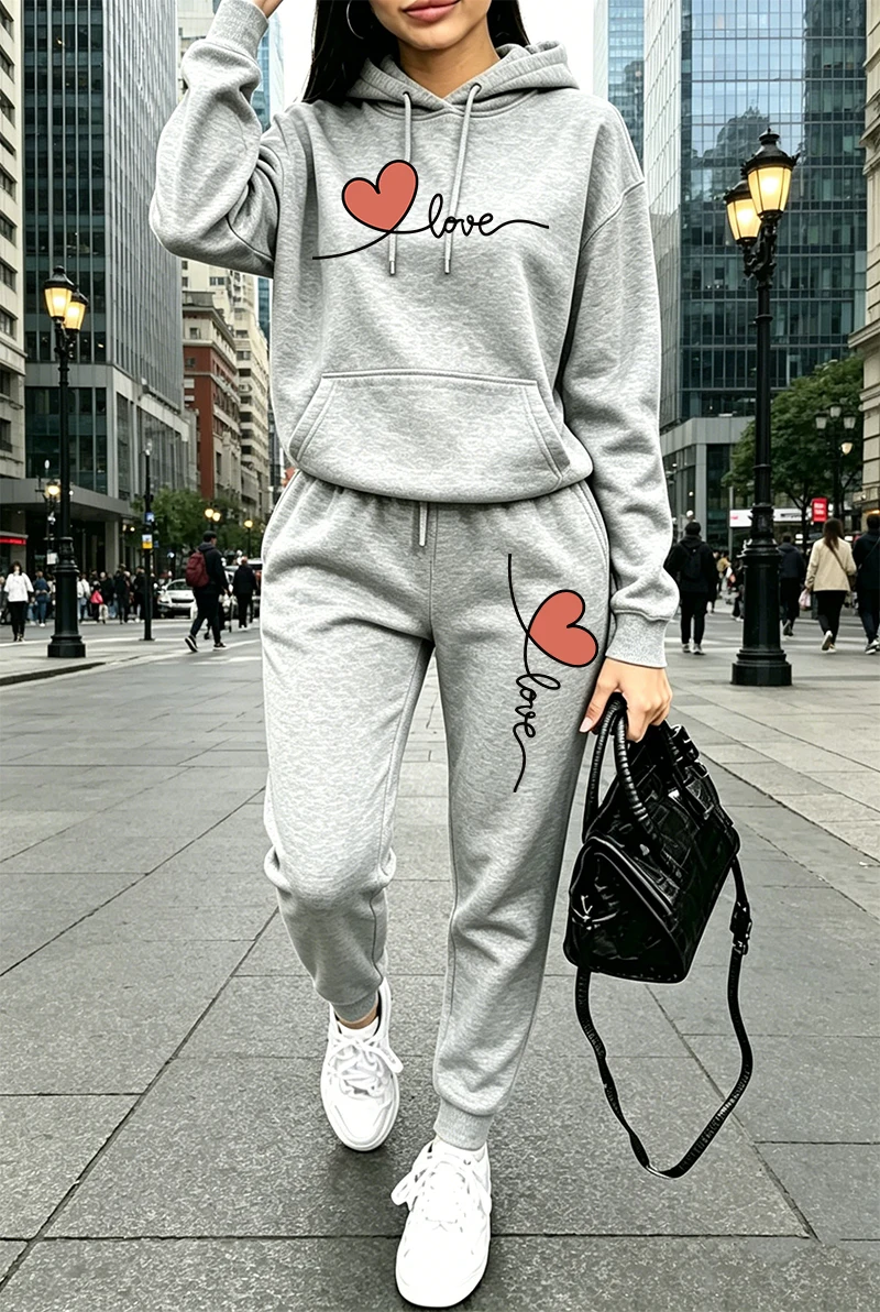 Womens Tracksuit Print Casual  - Winter Clothing Fashion recension och pris