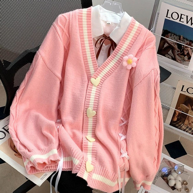Japanese Style Cute Flower Kni - Winter Clothing Factory Outlet recension och pris
