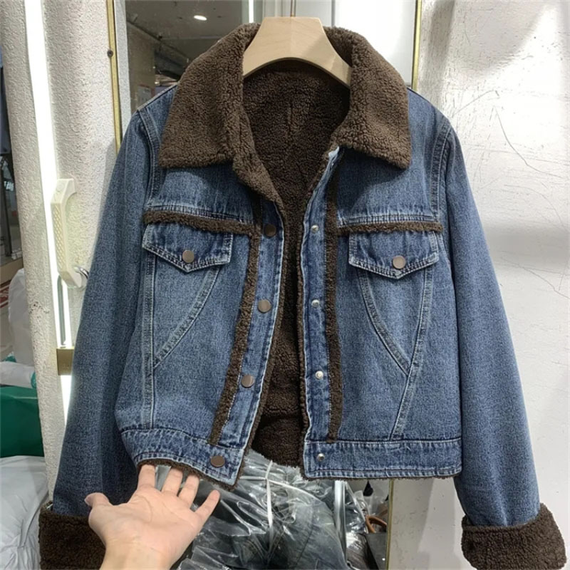Thickened Denim Winter Coat Co - Winter Clothing Factory Outlet recension och pris