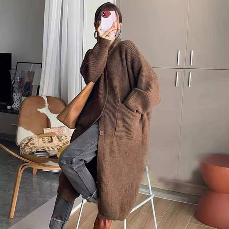 Solid color loose high neck wo - Winter Clothing Factory Outlet recension och pris